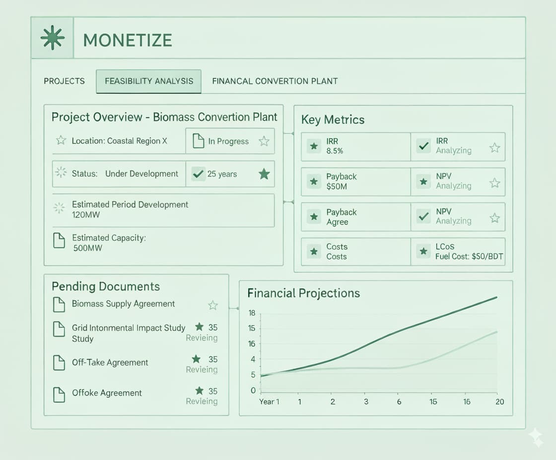 Feasibility and monetization study